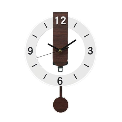 Minimalist Acrylic Pendulum Wall Clock