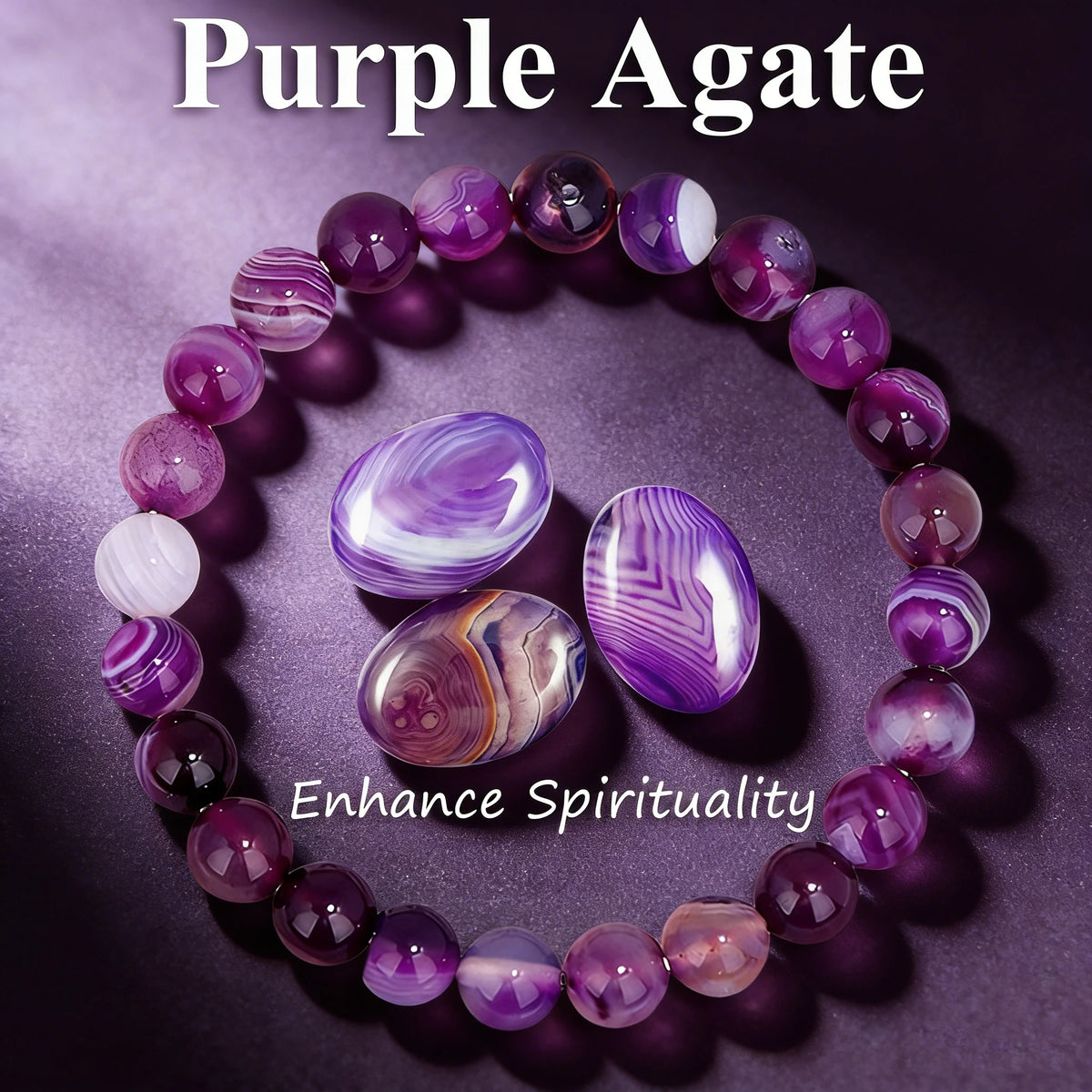 Purple Stripe Agate