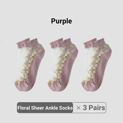 3 Pairs Purple