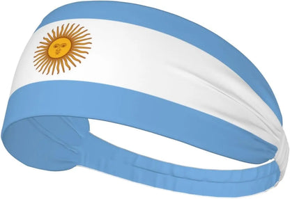 Country Flag Elastic Sports Headband