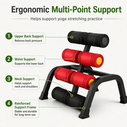 Foldable back stretcher