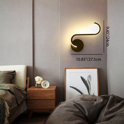 Curves Line Arc LED Wall Light