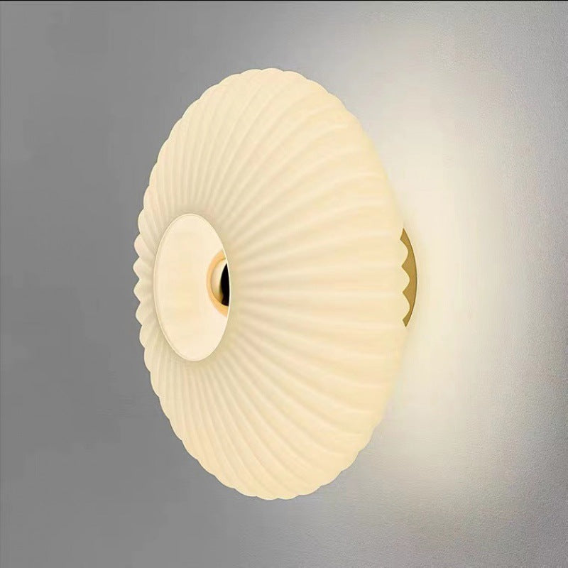Vintage Striped Glass Sconce