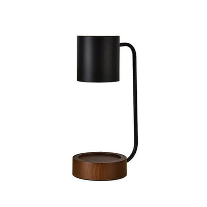 Japanese Wooden Candle Warmer Lamp