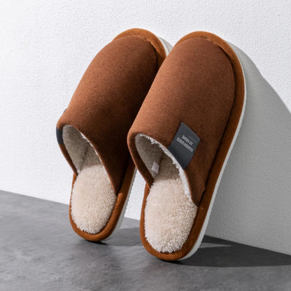 Plush Winter House Slippers, Non-Slip