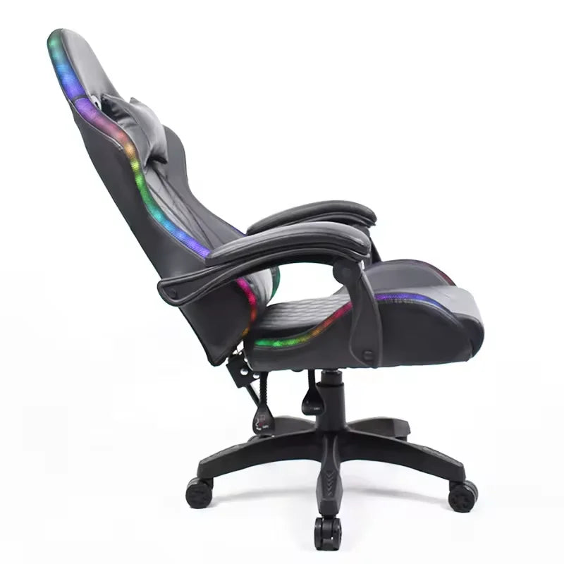 RGB LED Ergonomic Gaming Chair with Footrest