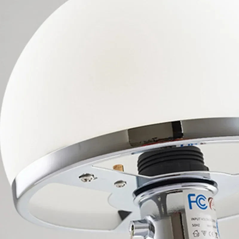 Bauhaus Style Opal Glass Table Lamp