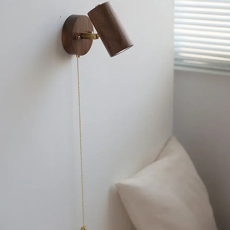 Arlo Retro Walnut LED Spotlight