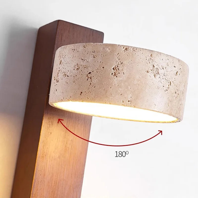 Éclat Wabi-Sabi Headboard Wall Lamp