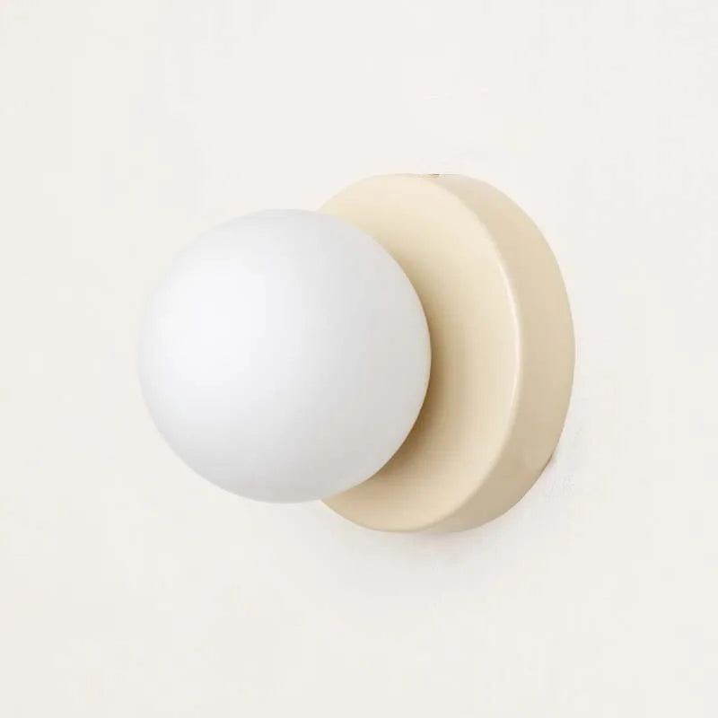Macaron Colored Glass LED Wall Lamp