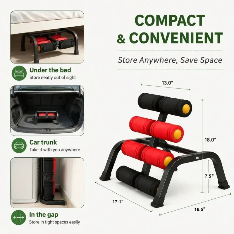 Foldable back stretcher