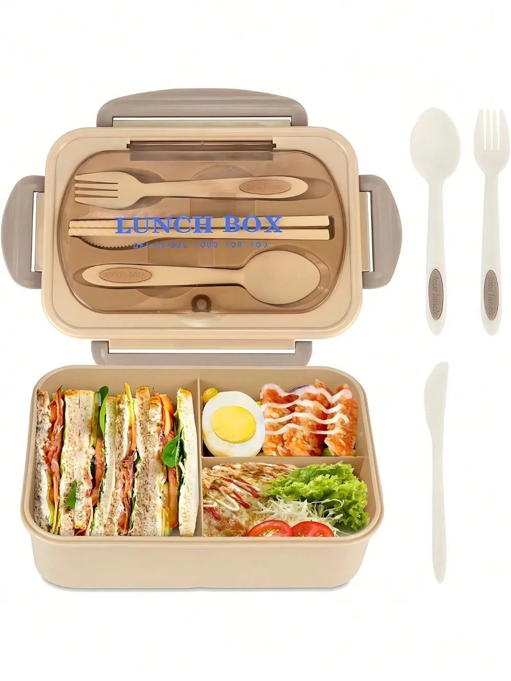 MealMate Bento Lunch Box with Utensils