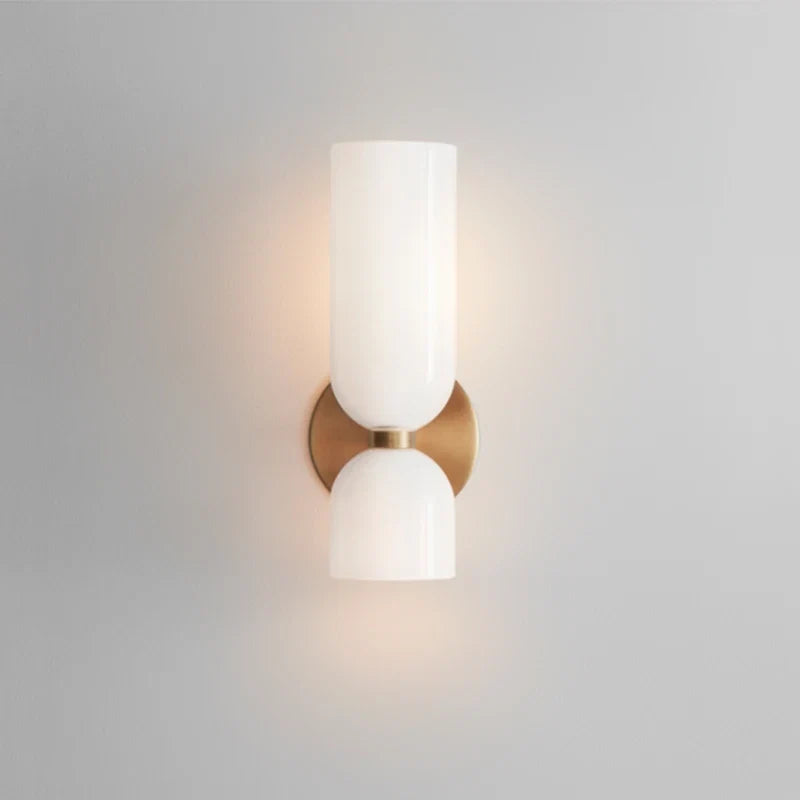 Tinted Glass Tube Wall Lamp