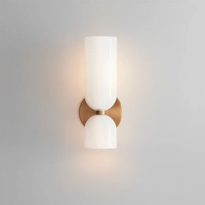 Tinted Glass Tube Wall Lamp