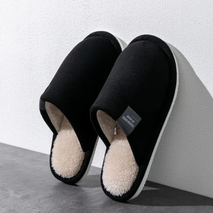 Plush Winter House Slippers, Non-Slip