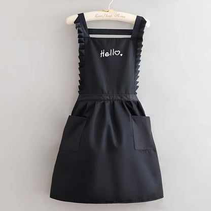 FloraBelle Ruffled Waterproof Pinafore Apron