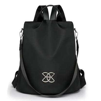 Anti-theft backpack in Black
