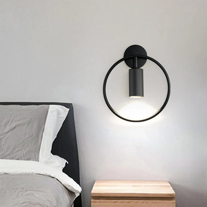 Halo Nordic Gold Minimalist Wall Light