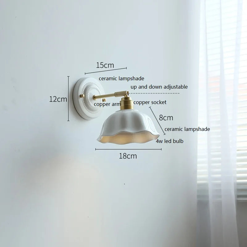 Nordic Ceramic Wall Lamp