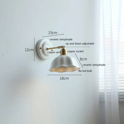 Nordic Ceramic Wall Lamp