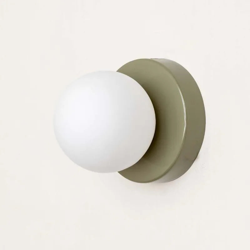 Macaron Colored Glass LED Wall Lamp