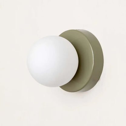 Macaron Colored Glass LED Wall Lamp