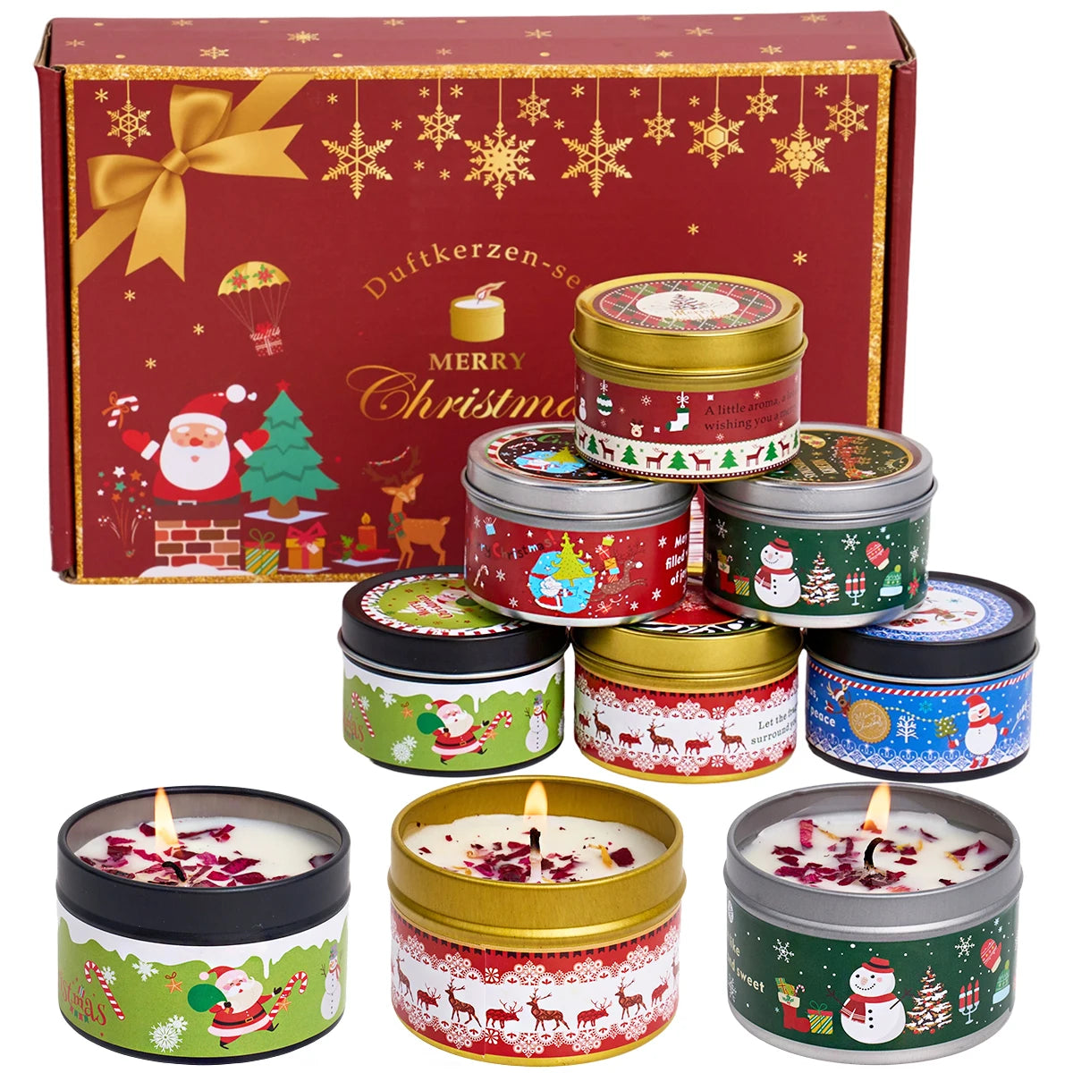 Christmas Scented Candle Gift Set