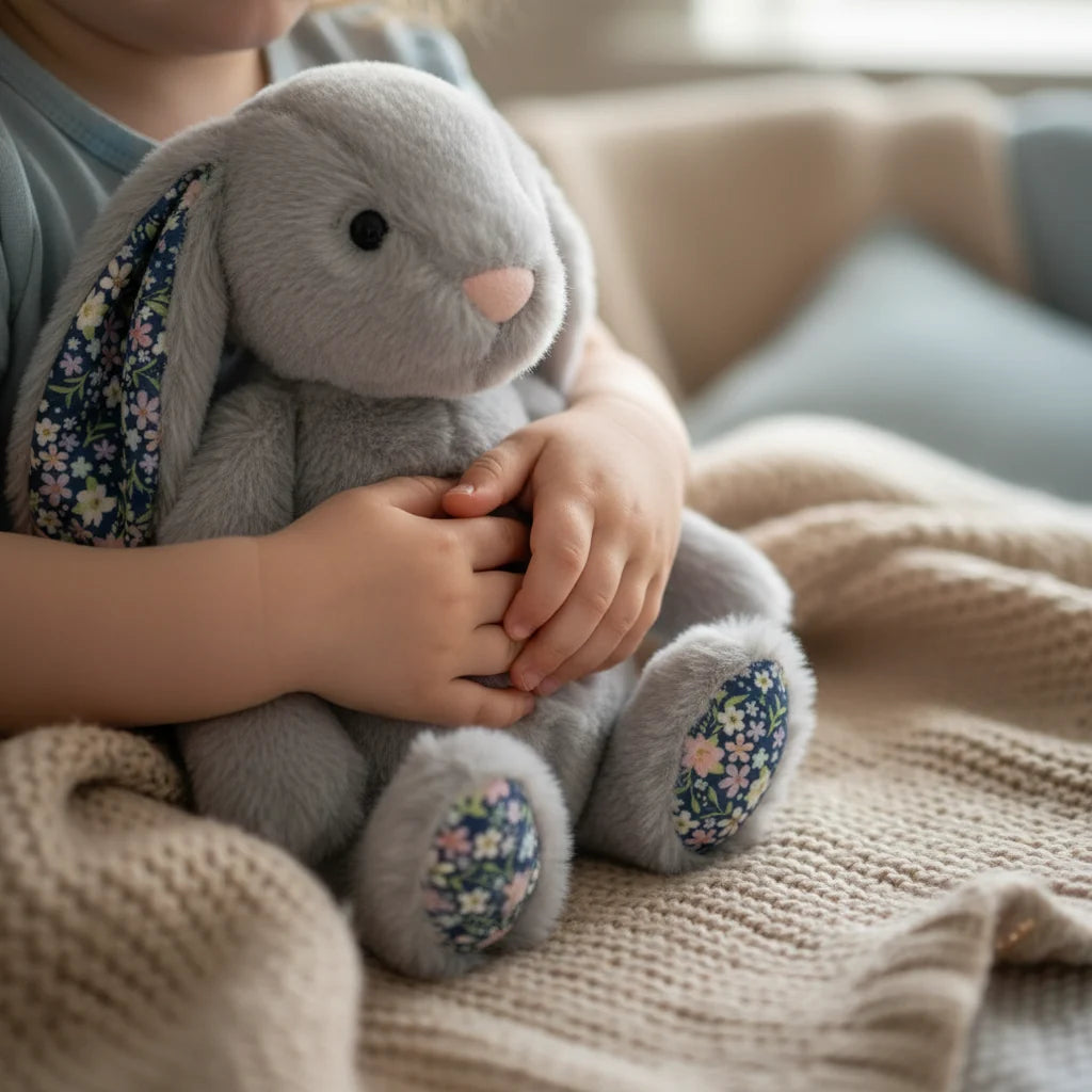 Bunnycat Soft Rabbit Plush Set