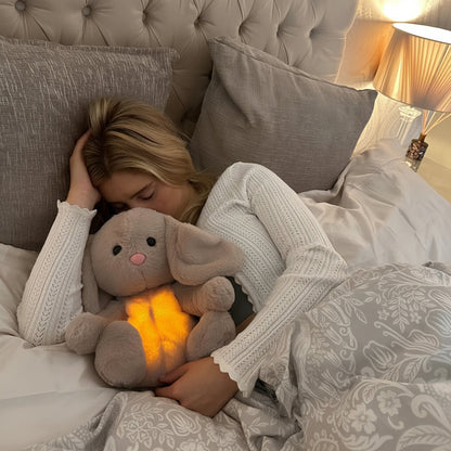 Breathing Plush Bunny Toy