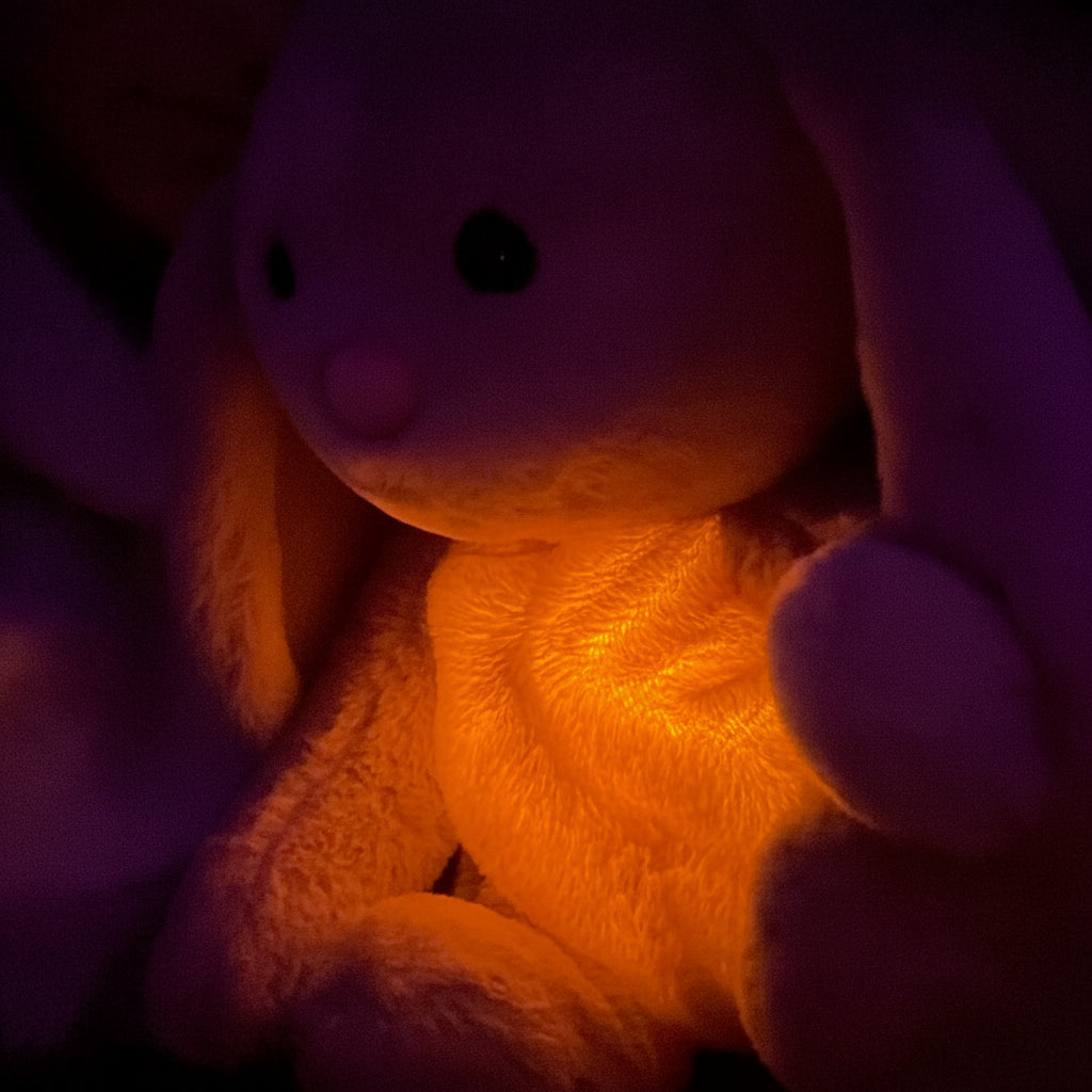 Breathing Plush Bunny Toy
