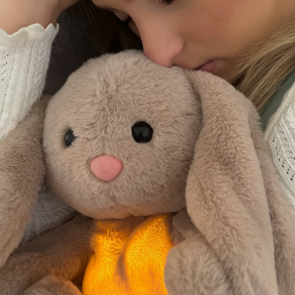 Breathing Plush Bunny Toy