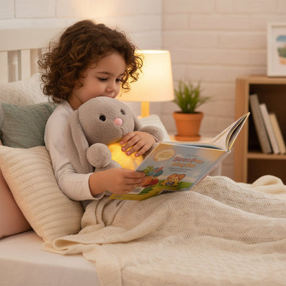 Breathing Plush Bunny Toy