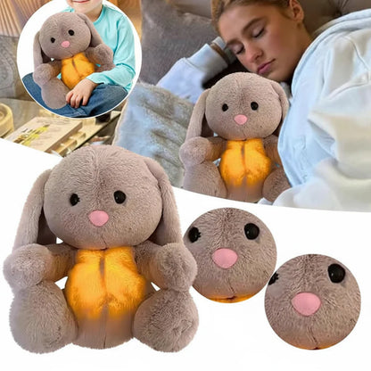 Breathing Plush Bunny Toy