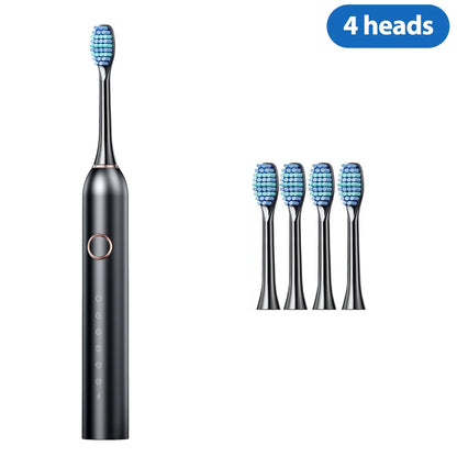Black - 4 Brush Heads