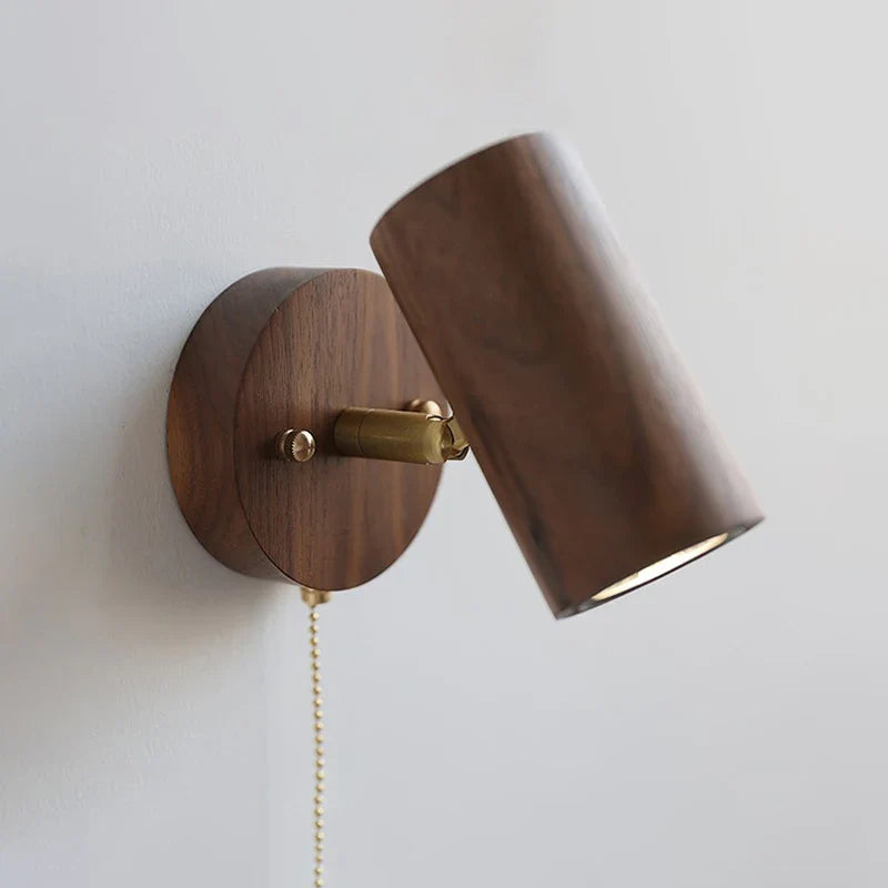 Arlo Retro Walnut LED Spotlight