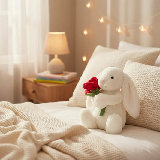 Bunnycat Soft Rabbit Plush Set