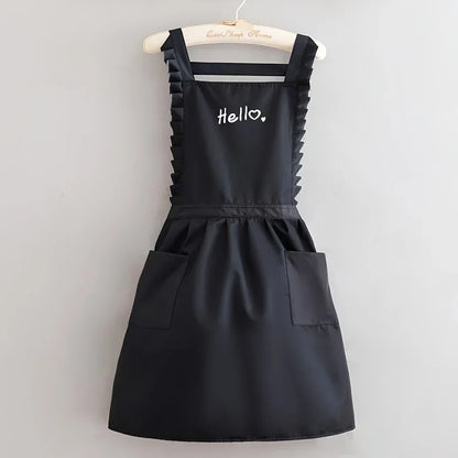 FloraBelle Ruffled Waterproof Pinafore Apron