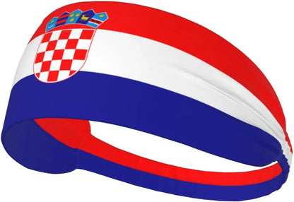 Country Flag Elastic Sports Headband