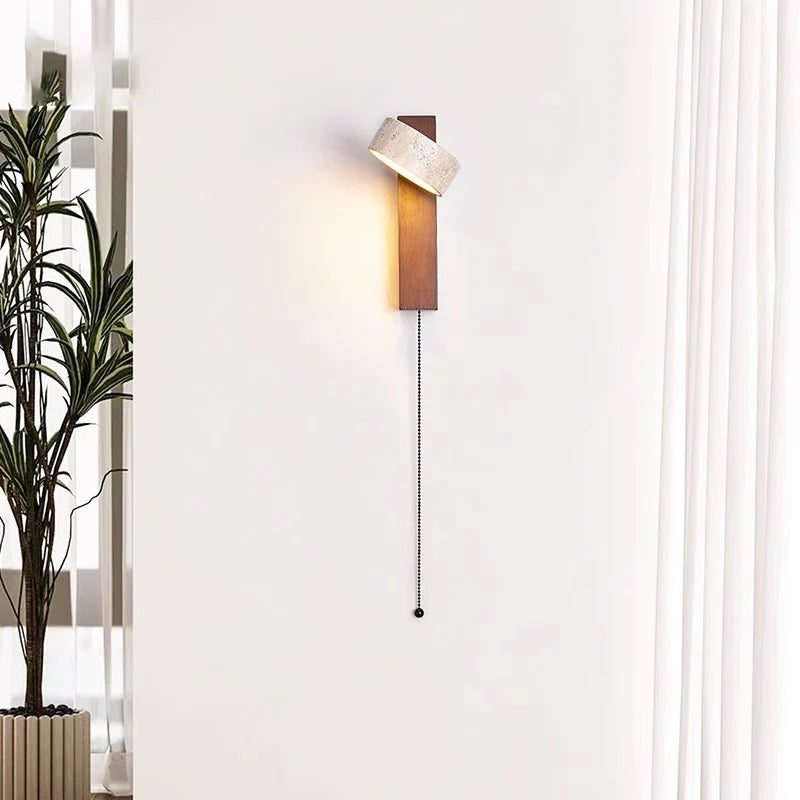 Éclat Wabi-Sabi Headboard Wall Lamp
