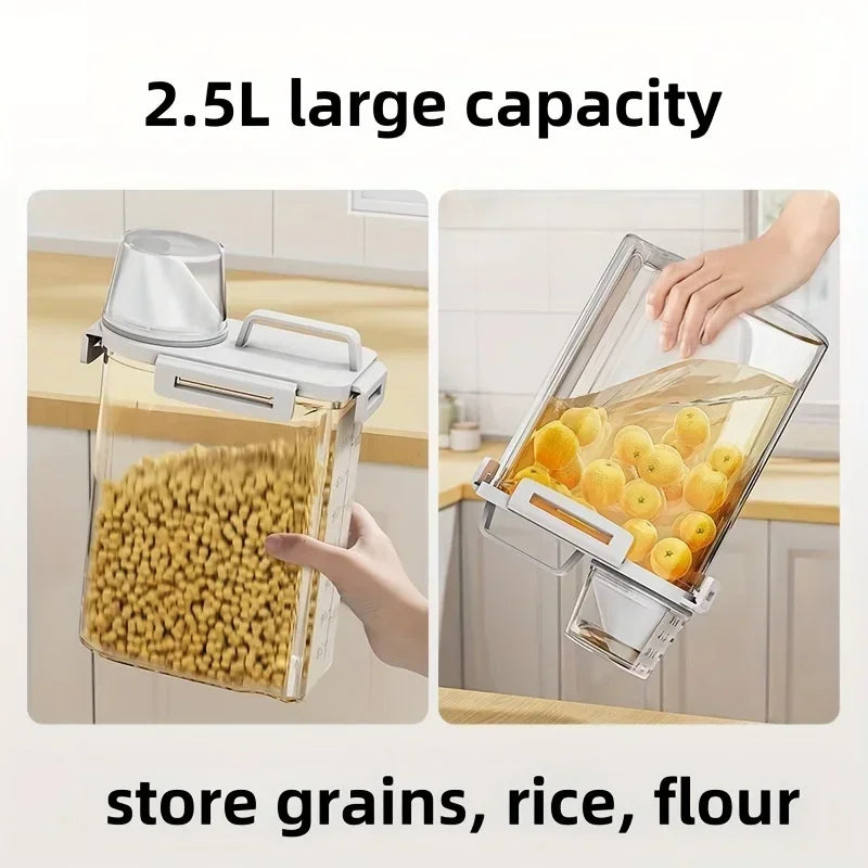 2.6 Quart Airtight Grain Container