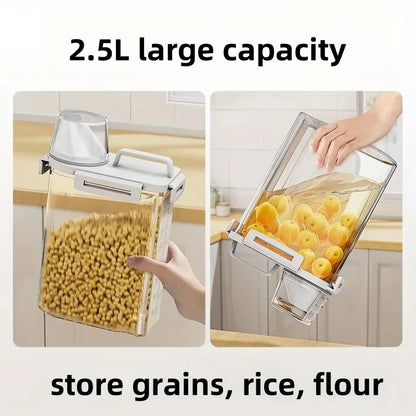 2.6 Quart Airtight Grain Container