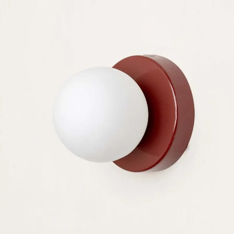 Macaron Colored Glass LED Wall Lamp