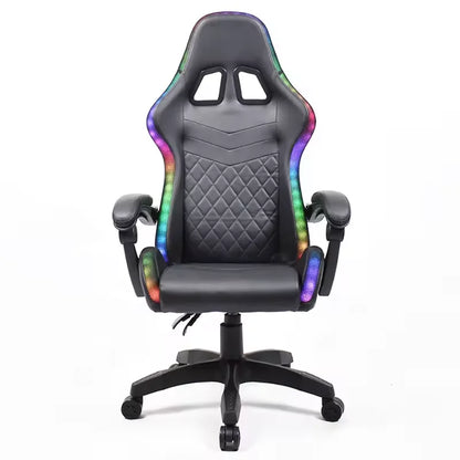 RGB LED Ergonomic Gaming Chair with Footrest