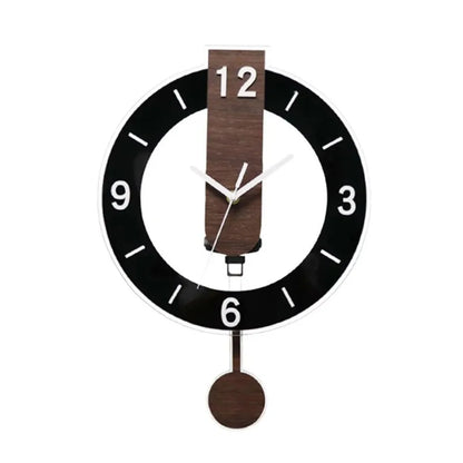 Minimalist Acrylic Pendulum Wall Clock