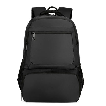 Insulated laptop backpack, black