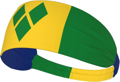 Country Flag Elastic Sports Headband