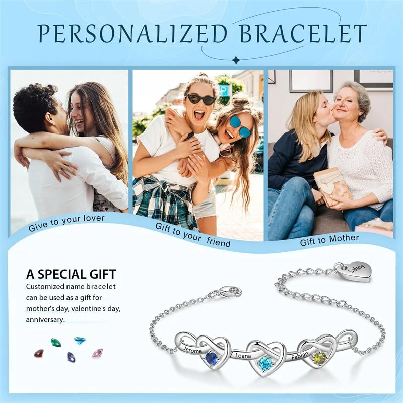 Personalised bracelet gift