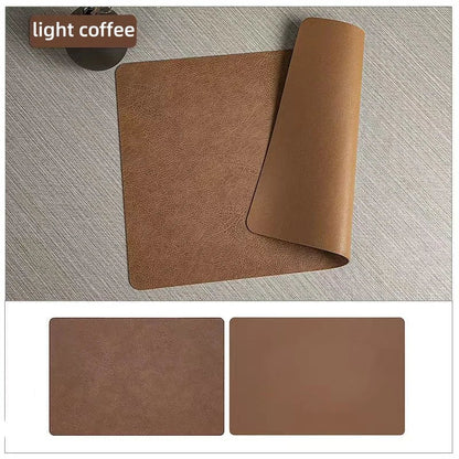 DuoMat Double-Sided Faux Leather Placemats