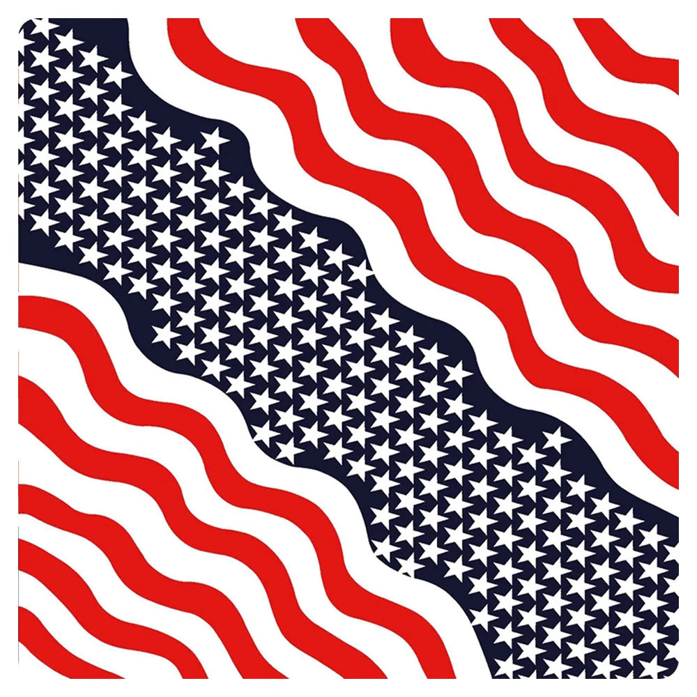 National Flag Bandana Headwrap, 3 Sizes
