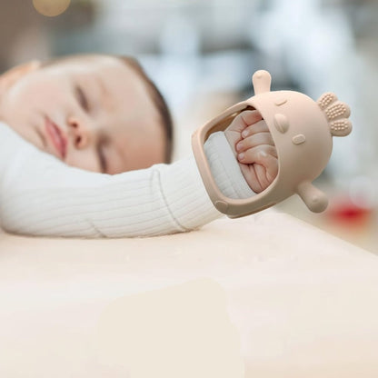 Silicone Baby Teething Mitten